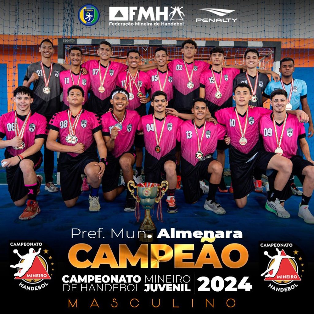 Almenara Campeã do Campeonato Mineiro de Handebol Juvenil Masculino