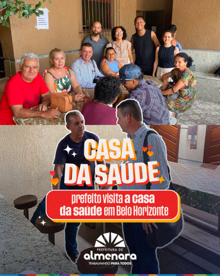 Prefeito Eduardo Brasileiro e Secretária de Saúde Jeilza visitam Casa da Saúde em Belo Horizonte