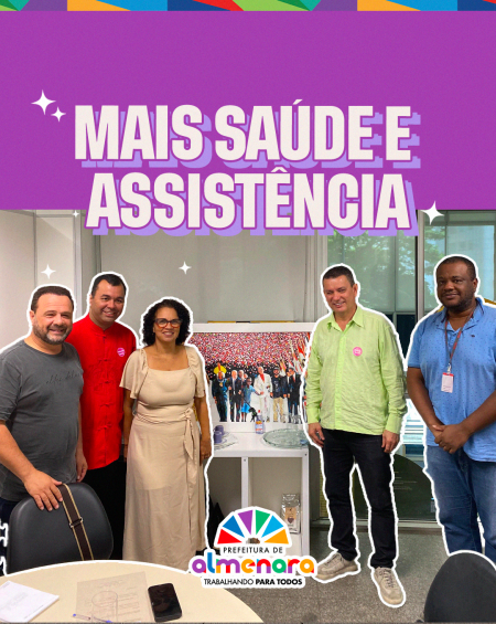 Prefeito Eduardo Brasileiro e Deputado Leleco Pimentel discutem demandas para a saúde e assistência social de Almenara