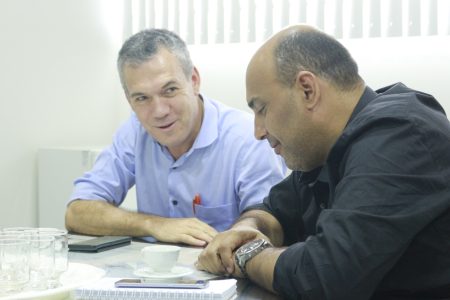 Ademir Gobira recebe deputado Zé Silva em seu gabinete