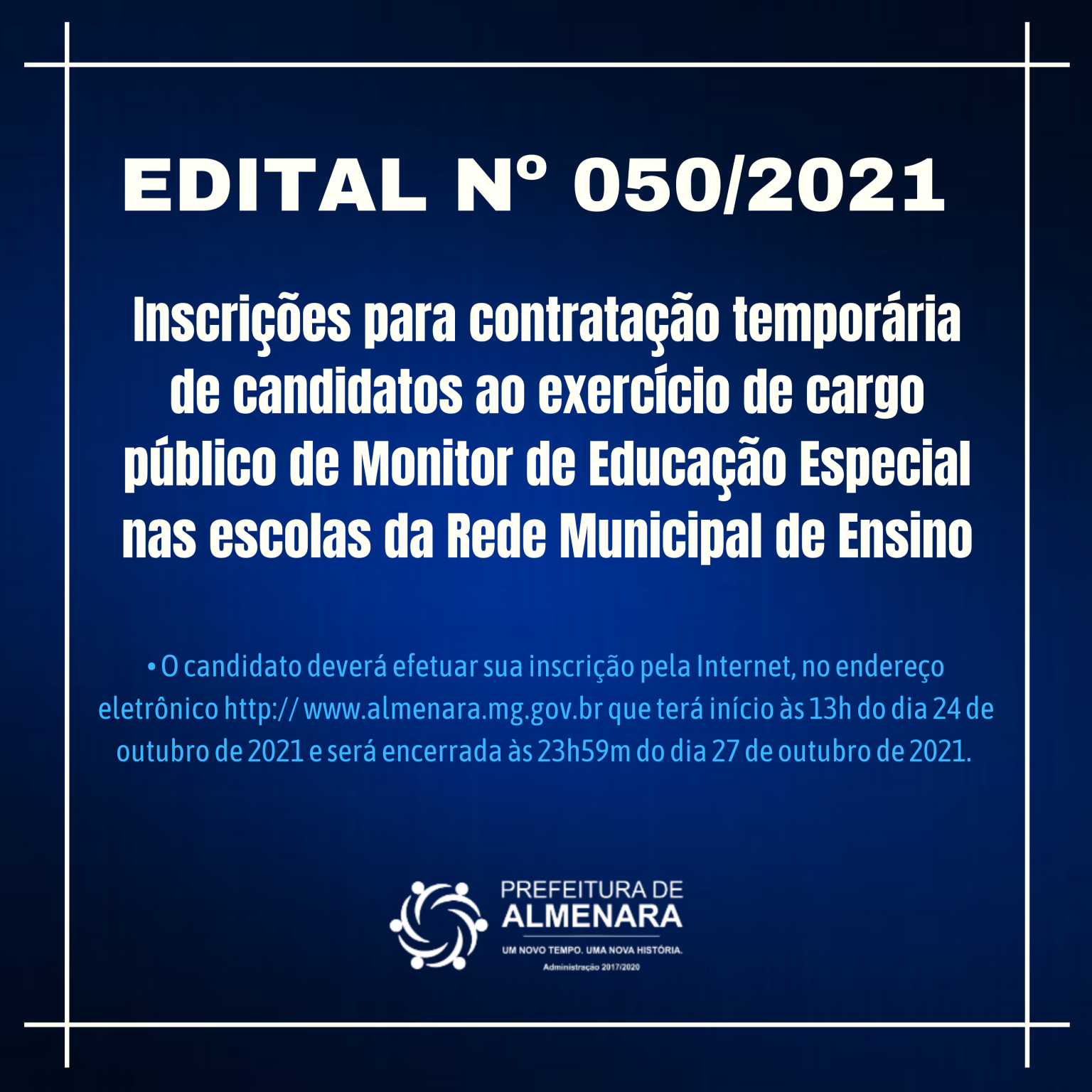 EDITAL DE CONTRATAÇÃO TEMPORARIA