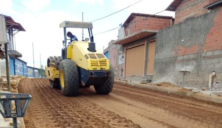 Rua do Cidade Nova pronta para receber asfalto