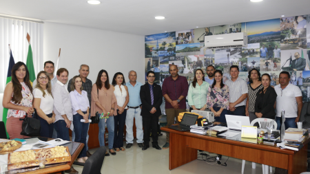 Dr. Moisés Abdala, promotor de Justiça, visita Prefeitura de Almenara a convite do prefeito Ademir Gobira